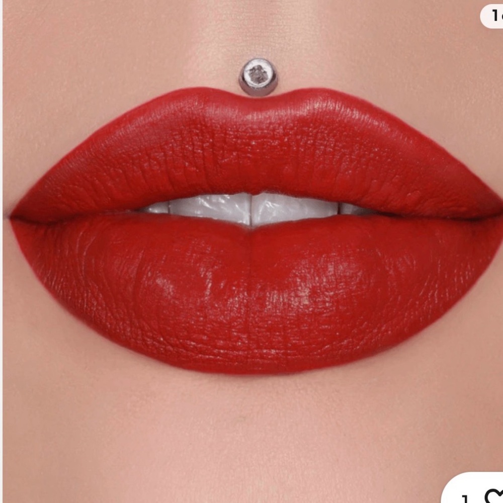 Jeffree Star cosmetics Trap Best Hair Red Lipstick Bold Red Lip Color